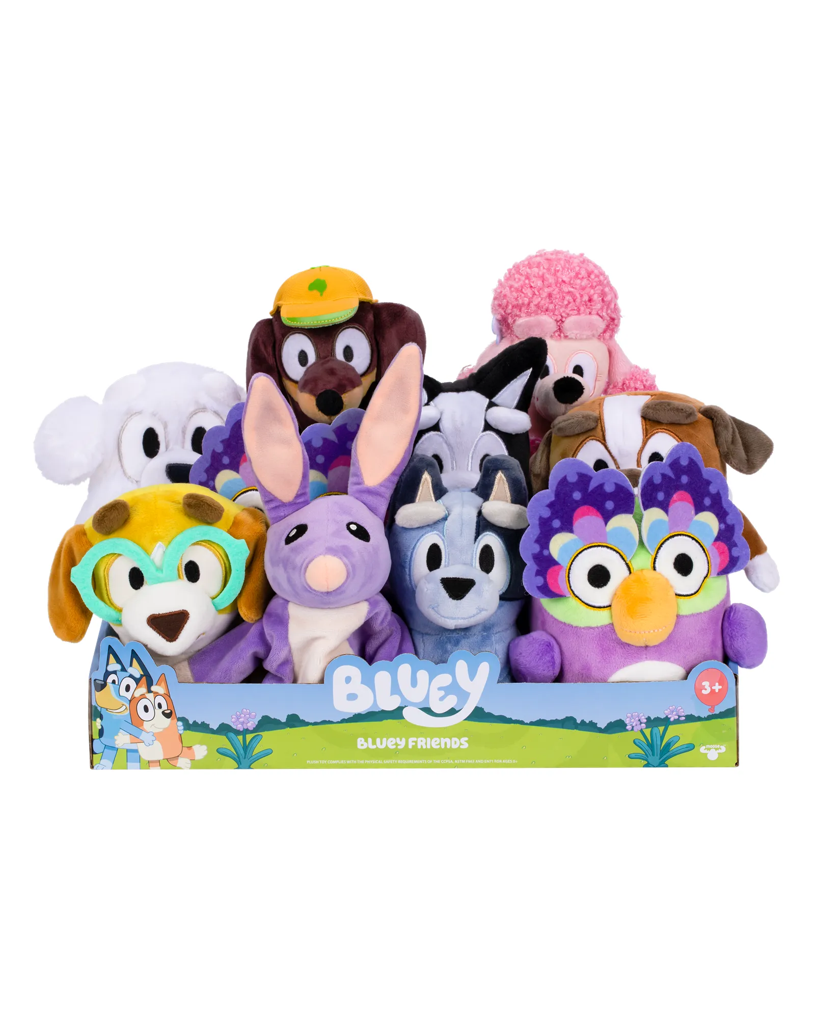 Bluey Friends Soft Plush - Assorted