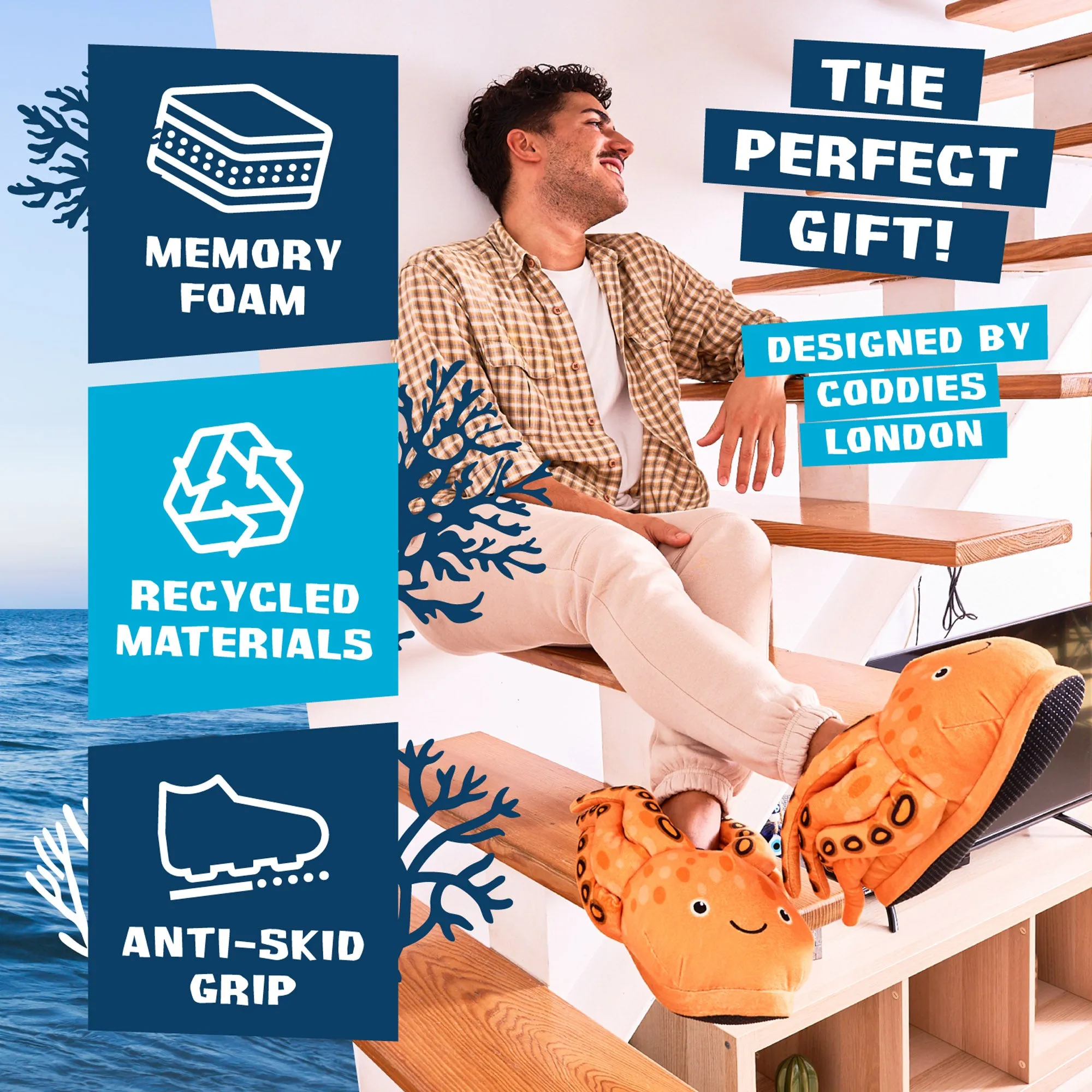 Coddies® Octopus Slippers