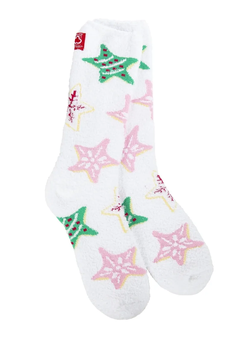 Holiday Cozy Crew Socks (Star Cookies)