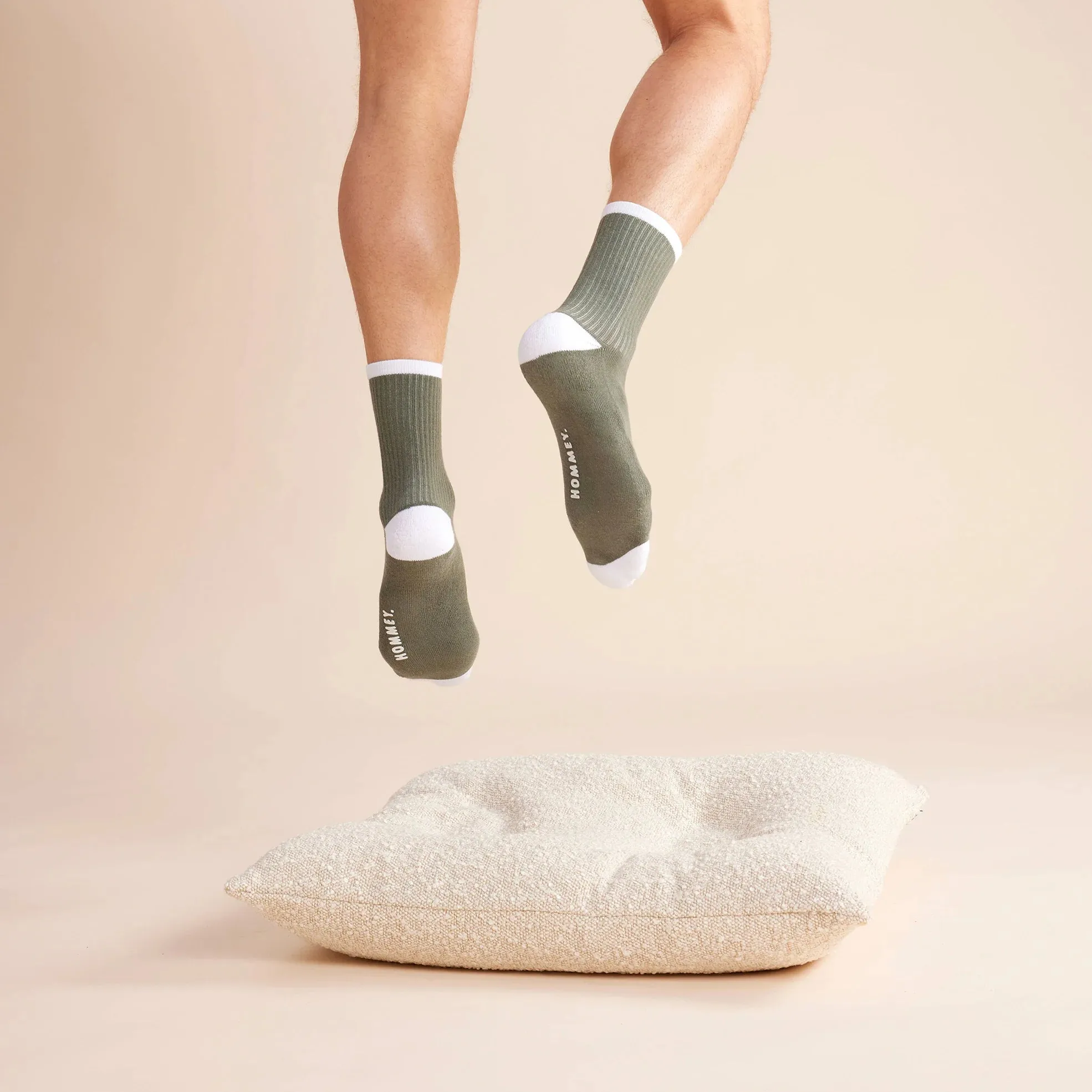 Hommey Socks 2 Pack - Matcha Stripes