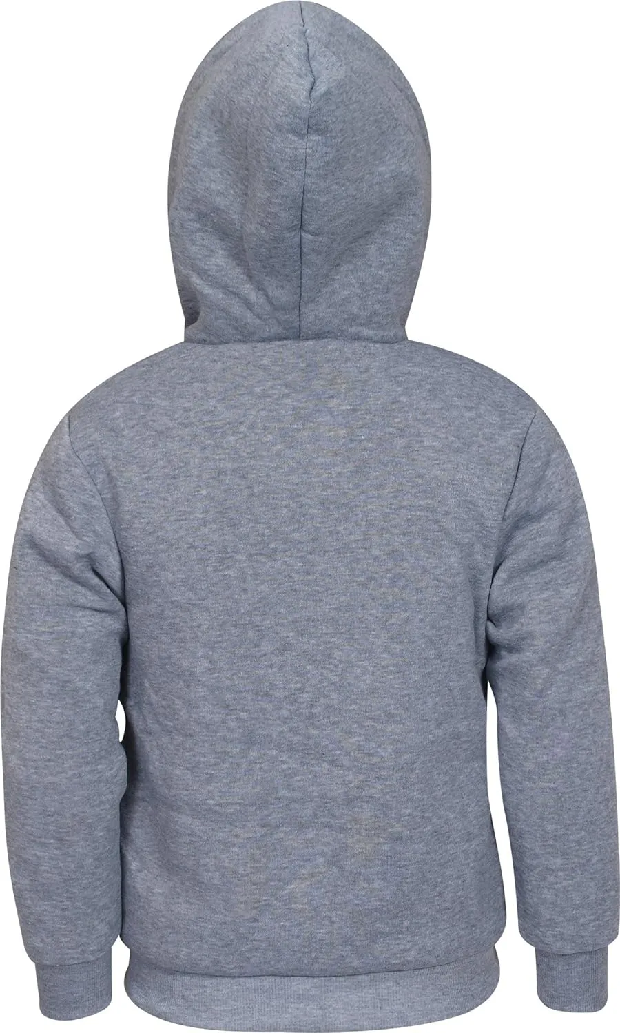 Real Love Girls' Sweatshirt - Heavyweight Fully Sherpa Lined Super Soft Plush Zip Hoodie - Winter Sweatshirt, 7-16