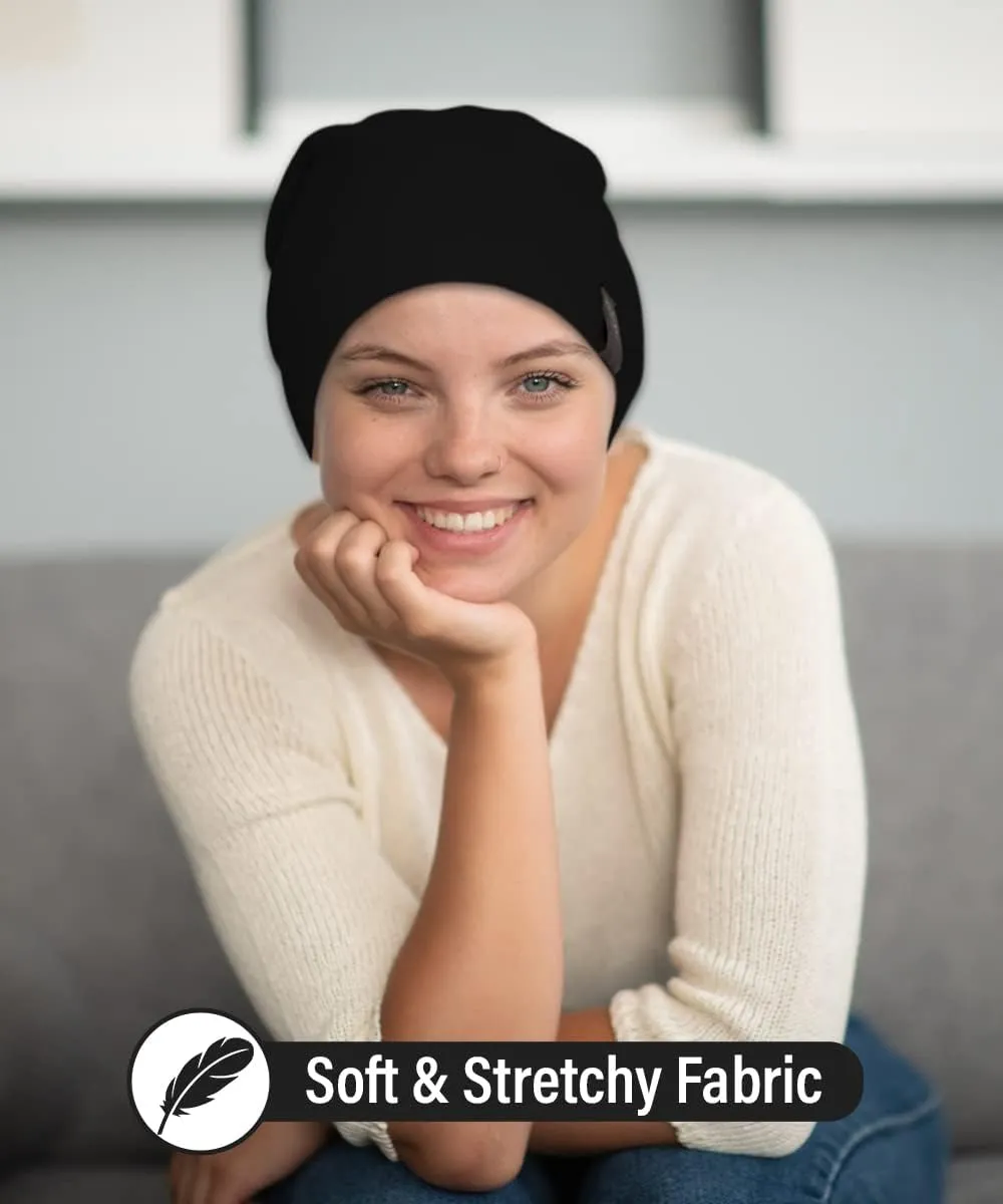 Revony Chemo Beanie Cap - Soft and Skin Friendly - 100% Cotton