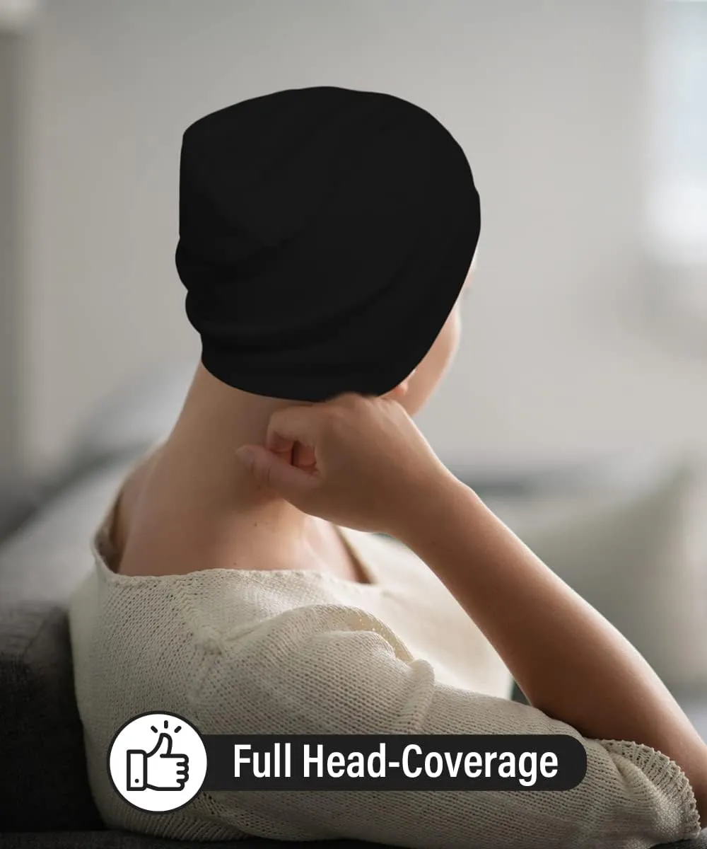 Revony Chemo Beanie Cap - Soft and Skin Friendly - 100% Cotton