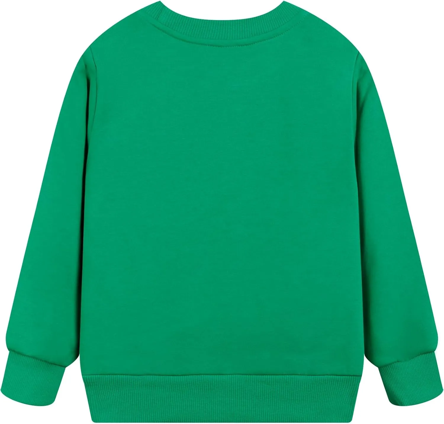 Toddler Boys Girls Christmas Sweatshirts Reindeer Crewneck Fleece Pullover Top Xmas Long Sleeve Winter Clothes 2-7T