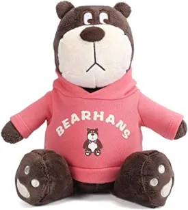 Wpond Super Soft Cuddly Plush Animal Bear Toys with Cute Costum,10.6" Plush Toy,Birthday Christmas Valentine New Year's Gifts for Boys Girls Ladies Pink